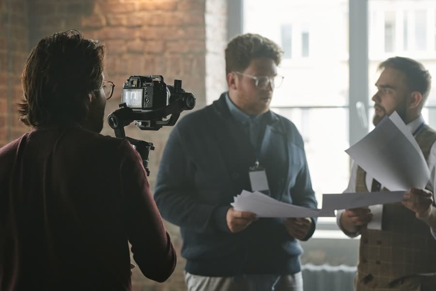 Videodreh für einen Imagefilm
